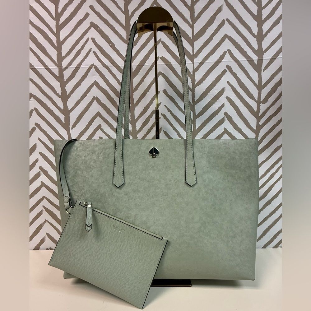 Kate Spade Molly Tote & Pouch Pistachio Green